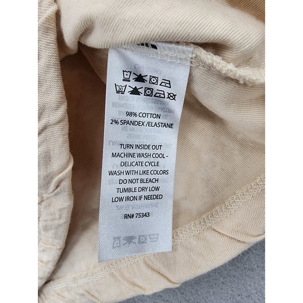 C&C California Tank Top Womens‎ Medium Beige Textured Sleeveless Cotton Stretch